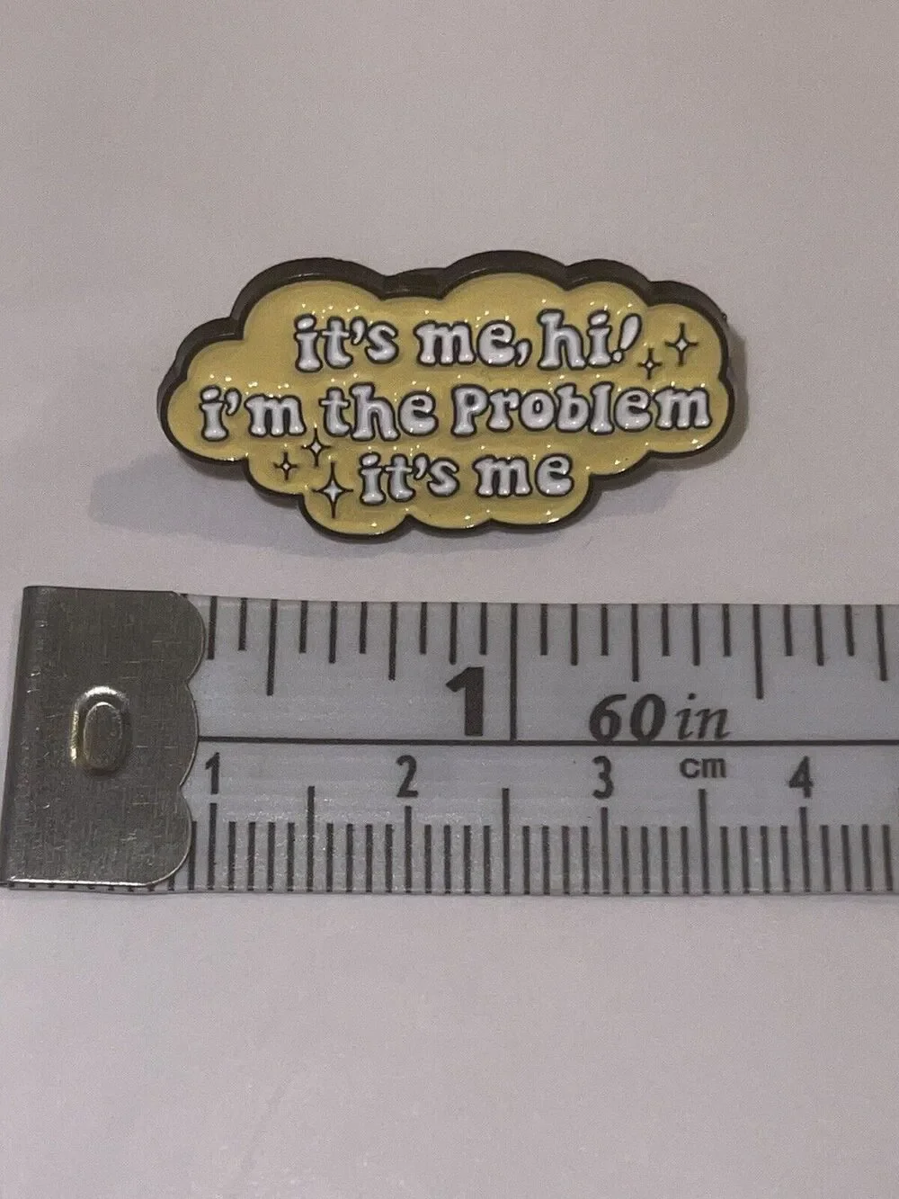 It’s Me Thought Bubble I’m The Problem Pin Brooch
